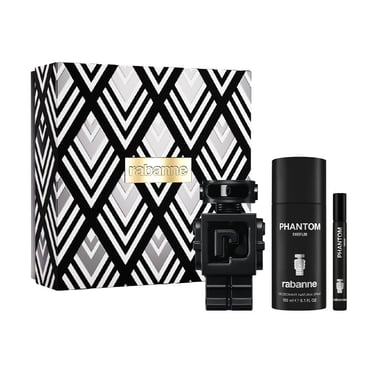 Paco Rabanne Phantom Parfum Weihnachts-Geschenkset (Parfum Spray 100ml + Deodorant Spray 150ml + Parfum 10ml)