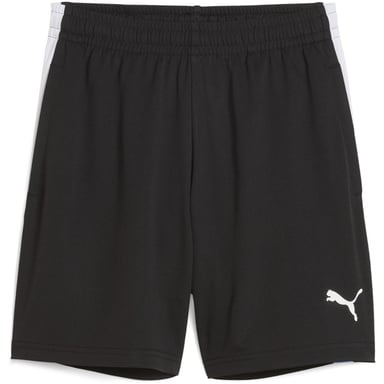 Puma Individualliga Trainingsfußballshorts für Jungen in Blk-Wht-UltrBlu