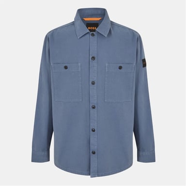 Boss Herren-Overshirt in Open Blue 495