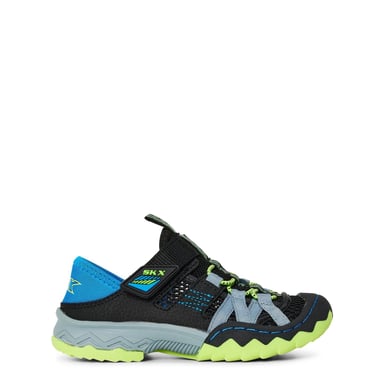 Skechers Whipsaw Jungen-Turnschuhe in Schwarz/Blau/Lime
