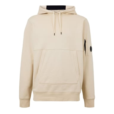 C.P. Company Herren Micro Lens Kapuzenpullover zum Überziehen in Frozen Dew 114