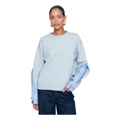 Geisha Sweatshirt Graumeliert