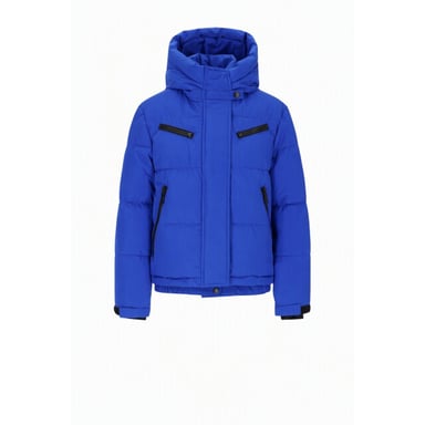 SuperRebel spicy-t Mädchen Metallic-Skijacke mit Kapuze Skijacke Mädchen -