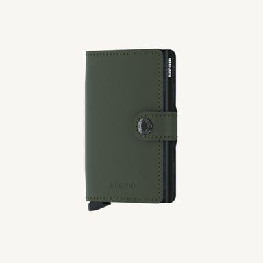 Secrid Miniwallet MM Grün Schwarz