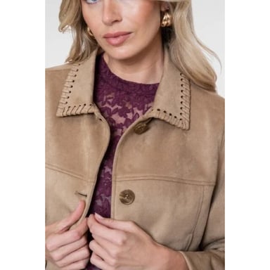 Geisha 65850-19 720 Velourslederjacke Sand