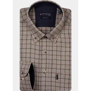 Giordano Dino Soft Herrenhemd Kariert Mehrfarbig 627301/81