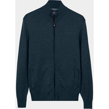 Baileys Herren-Cardigan mit Reißverschluss All-over 2-Tone 622009/645