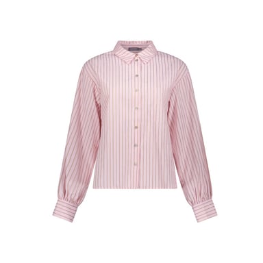 Geisha gestreifte Bluse 63821-14 420 Pink/Karamell