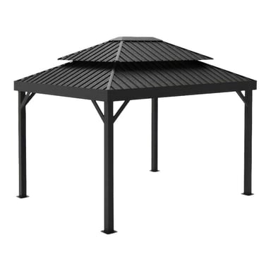 Sojag London Metallpavillon mit Moskitonetz 3x4 m -