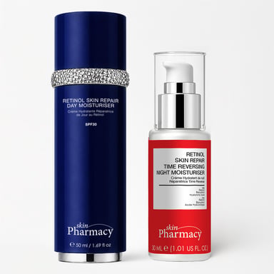 skinPharmacy Retinol-Tages- und Nachtroutine