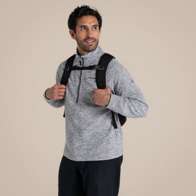 Craghoppers - "Classic Kiwi II" Rucksack, Roll Top, 16 Liter (Schwarz)