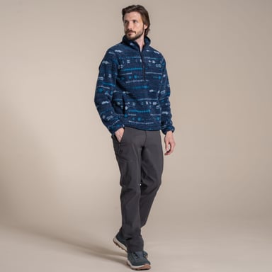 Craghoppers - "National Trust Rawthey" Fleece-Oberteil für Herren (Marineblau)