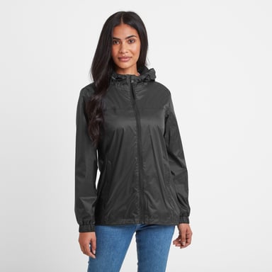 Craven Women's Waterproof Packaway Jacket Black