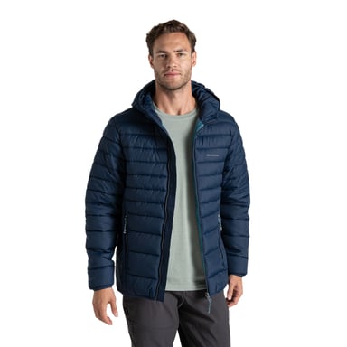 Craghoppers - "Compresslite IX" Steppjacke für Herren, mit Kapuze (Marineblau)