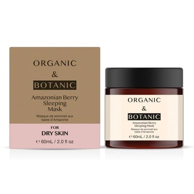 Organic & Botanic Anti-Aging-Schlafmaske mit Amazonasbeeren, 60 ml