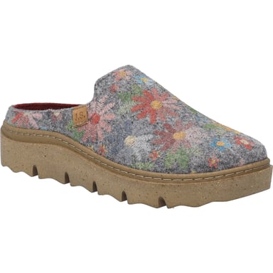 JOSEF SEIBEL Damen Hausschuh Carmaux 01 in grau-multi
