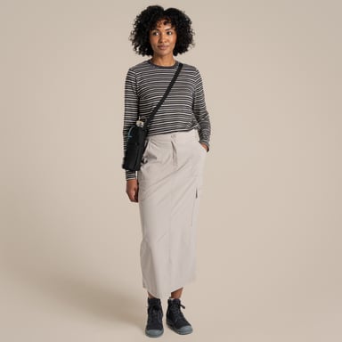 Craghoppers - "Pro" Midirock für Damen, Nosilife (Helles Pilz Beige)