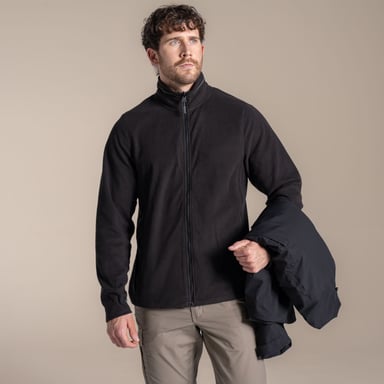 Craghoppers - Jacke, wasserfest für Herren, 3 in 1 (Schwarz)