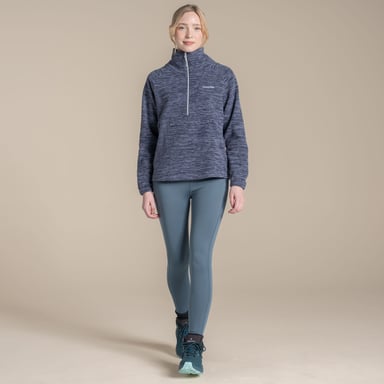 Craghoppers - "Esk II" Fleece-Oberteil für Damen, mit halbem Reißverschluss (Anthrazit)