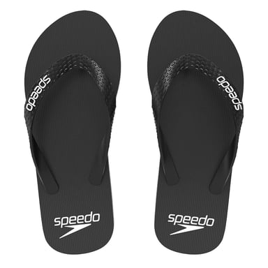 Speedo - Herren Flipflops, Logo (Schwarz)