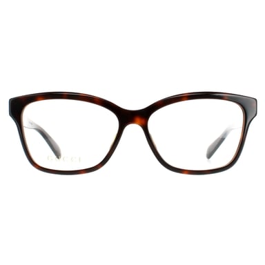 Gucci Cat Eye Brillen für Damen in dunklem Havanna