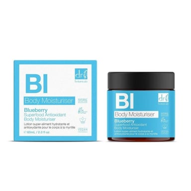 Dr. Botanicals Blaubeer-Superfood-Anti-Aging-Körperlotion mit Antioxidantien, 60 ml