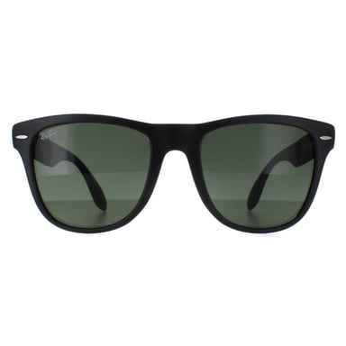 Ray-Ban Sonnenbrille Folding Wayfarer 4105 Matt Schwarz Grün 601S 54mm