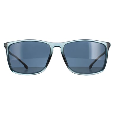 Hugo Boss Rectangle Herren Blau Blau BOSS 1182/S/IT