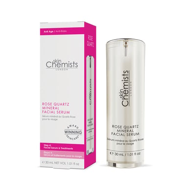 skinChemists Anti-Aging Rosenquarz-Mineral-Gesichtsserum 30 ml