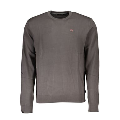 Rundhalsausschnitt Pullover aus Baumwollstrick