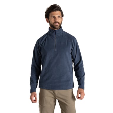 Craghoppers Mens Corey VI Hälfte Zip Fleece Top (Marine Mergel)