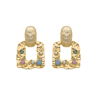 Luxenter-Ohrringe aus 18k Gelbgold - Paile
