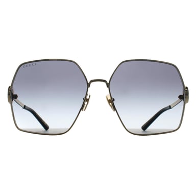 Gucci Square Damen Gold Grau Farbverlauf GG2163S