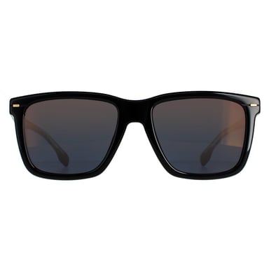 Hugo Boss Square Herren Schwarz Braun Gold Verspiegelt BOSS 1317/S