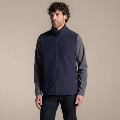 Craghoppers - "Expert Basecamp II" Weste für Herren, Softshell (Dunkel-Marineblau)