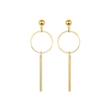 Luxenter-Ohrringe aus 18-karätigem Gelbgold