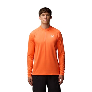 Castore Adapt Training 1/4-Zip Top aus Polyester für Herren - Orange