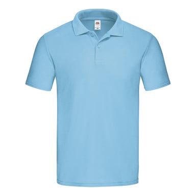 Fruit of the Loom - "Original" Poloshirt für Herren (Himmelblau)