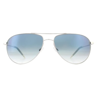 Lunettes De Soleil Oliver Belglasses Benedict 1002 5241/3F Argent Chrome Saphir VFX