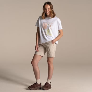 Craghoppers - "Kiwi Pro III" Freizeitshorts für Damen (Auster-Grau)