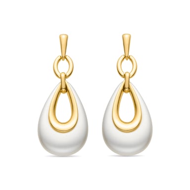 Luxenter-Ohrringe aus 18k Gelbgold - Humola