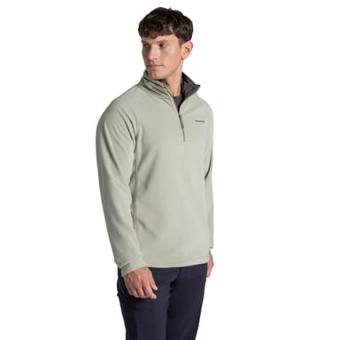 Craghoppers - "Corey VI" Fleece-Oberteil, mit halbem Reißverschluss für Herren (Lorbeer-Grün)