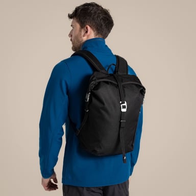 Craghoppers - Rucksack "Kiwi Classic", Roll Top (Schwarz)