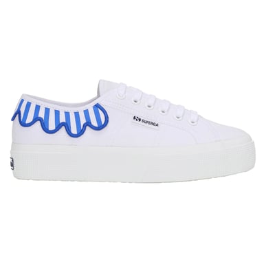 Superga - Herren/Damen Unisex Sneaker "3740 Leggera", Schirm (Glänzend Blau/Weiß)