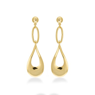 Luxenter Nkara-Ohrringe aus 18 Kt. Gelbgold