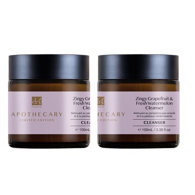 Dr. Botanicals Spritzige Grapefruit & frische Wassermelone Anti-Aging-Reinigungslotion 100 ml x 2