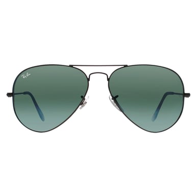 Lunettes De Soleil Ray-Ban Aviator 3025 029/30 Miroir Argent Vert Gunmetal 58mm