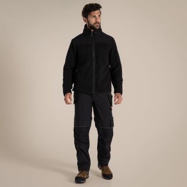 Craghoppers - "Morley" Fleecejacke für Herren (Schwarz)