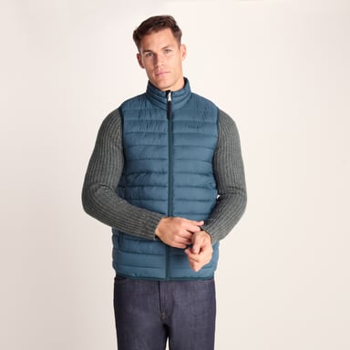 Gibson Mens Gilet Lagoon Blue