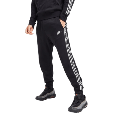 Nike Aries Club Tape Mens Joggers In Black